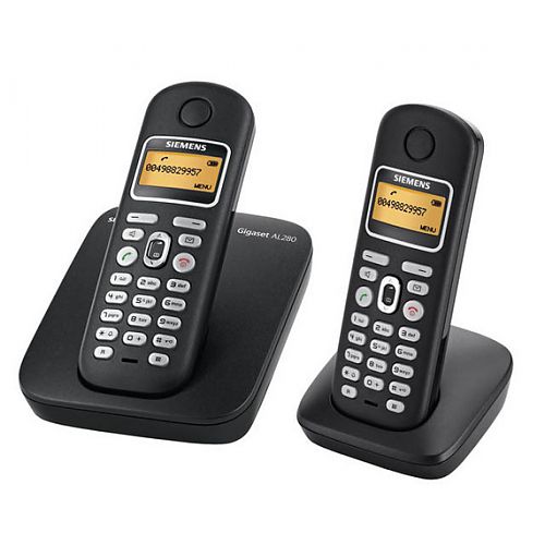 Điện thoại Siemens Gigaset AL280 Duo Black